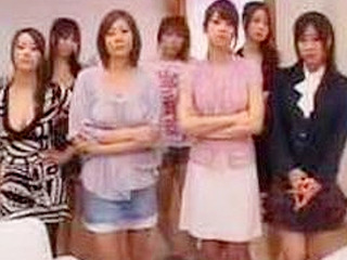 12 Nippon Women Share Lucky Guy's Wild Ride with Huge XXX Fuck